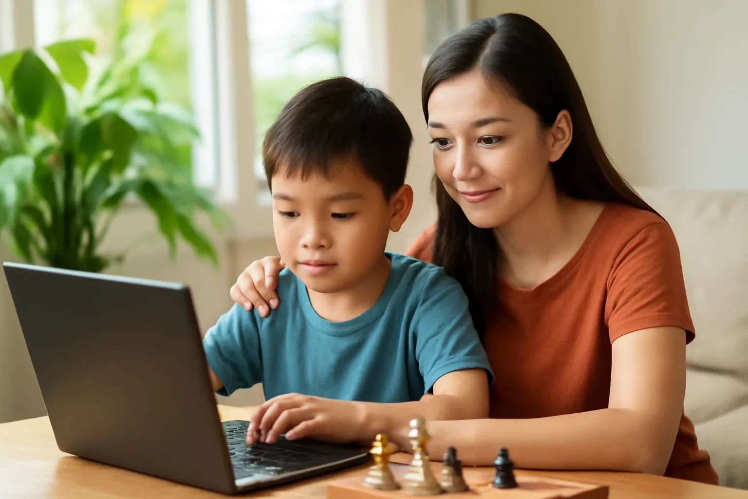 An toàn cho trẻ khi chơi cờ online: vì sao không có chat, cha mẹ nên đặt những giới hạn nào và dấu hiệu cần để ý