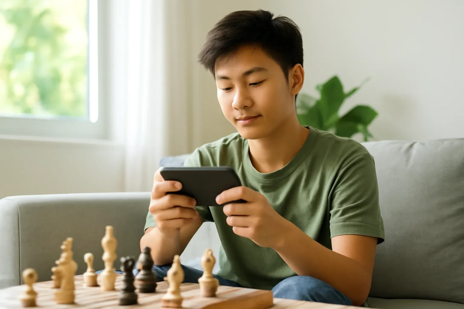 Bắt đầu chơi cờ online trong hệ Mưu Trí: chọn môn, chơi với máy, tìm đối thủ và mời bạn mà không cần tạo tài khoản