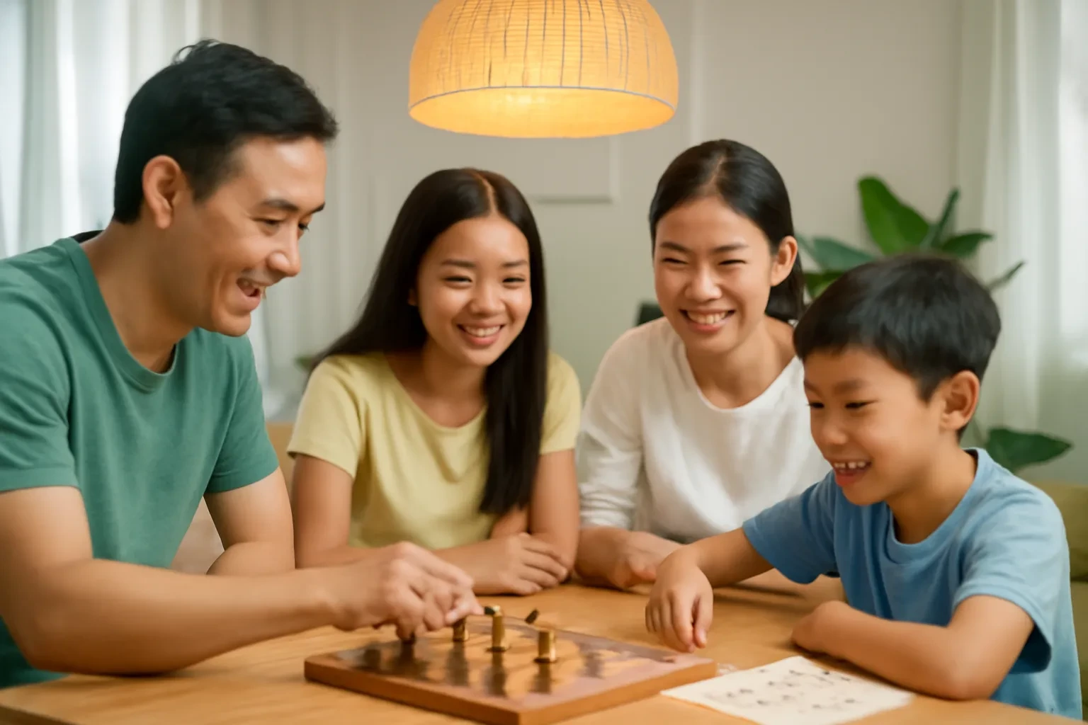 Tối chơi cờ gia đình: tổ chức một buổi tối không màn hình, chia cặp theo trình độ, xoay vòng các môn cờ và giữ không khí vui cho cả nhà